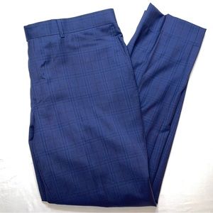 ✨HOST PICK✨Canaletto Midnight Blue Navy Windowpane Porto Suit Trousers